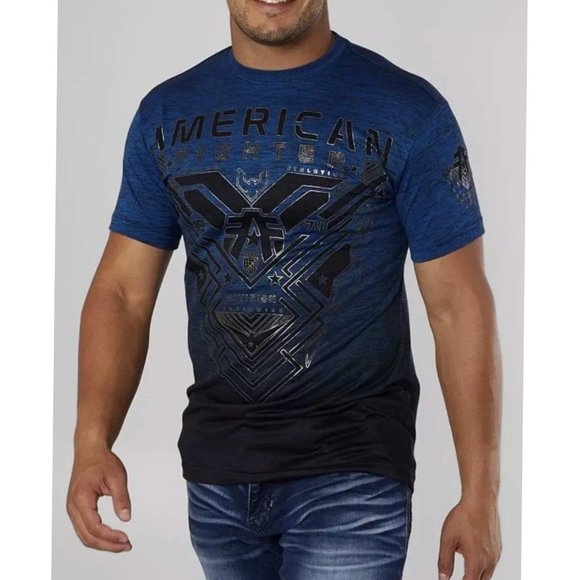 AMERICAN FIGHTER Men's T-Shirt DURHAM TEE Athletic - Picture 1 of 3